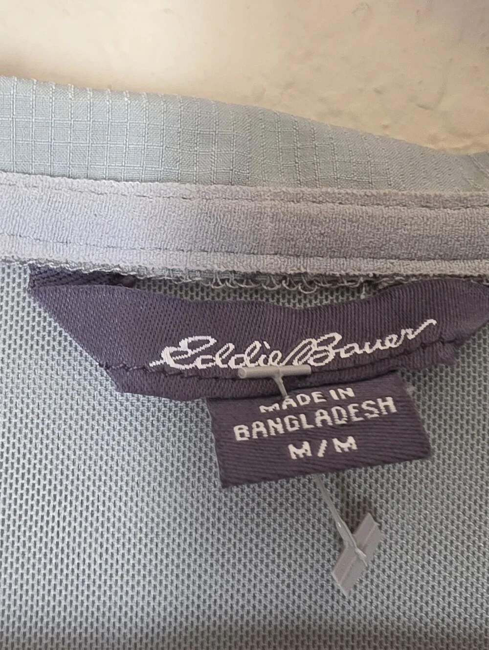 Eddie Bauer Outdoor Jacket Womens Medium Olive Green Full Zip Gorpcore (Flaw)